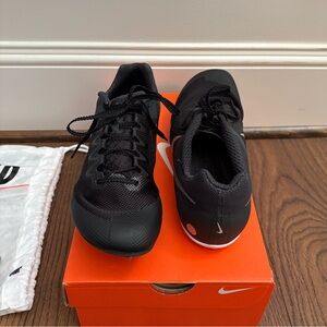 Nike Zoom Rival  Black and White Track Spikes